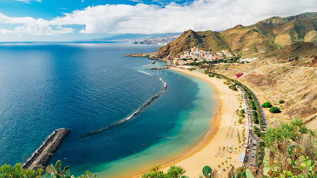 Playa las Teresitas en Tenerife 