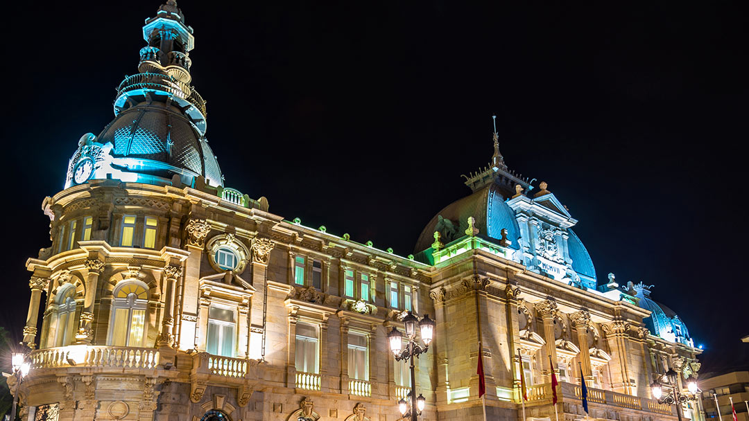 El Palacio Consistorial de Cartagena es uno de los edificios modernistas de España más conocidos