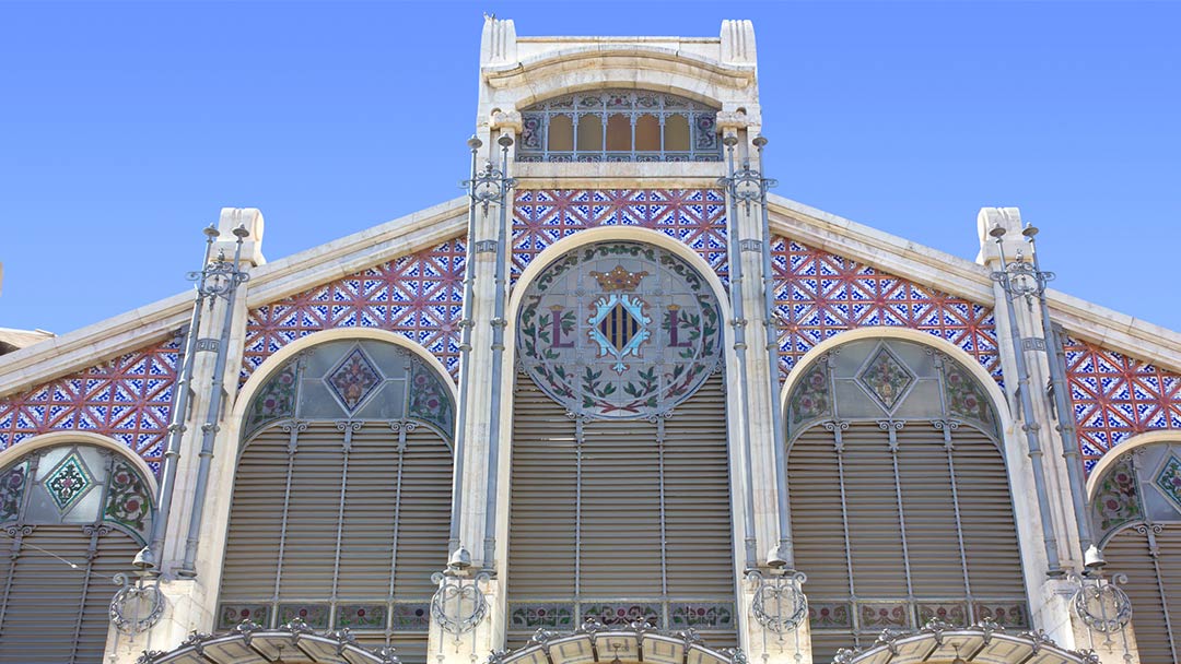 El Mercado Central de Valencia es un ejemplo de arquitectura civil modernista