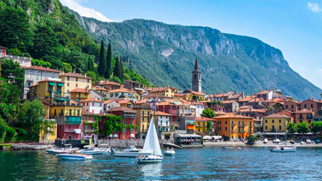 Lago de Como en Italia