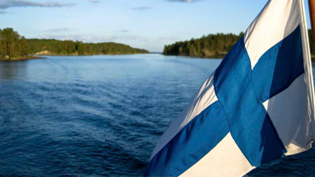 Lago Saimaa en Finlandia