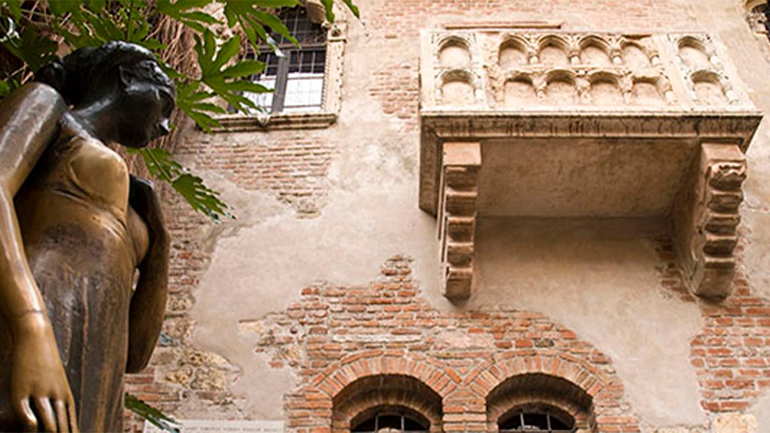Balcón de la casa de Julieta en Verona