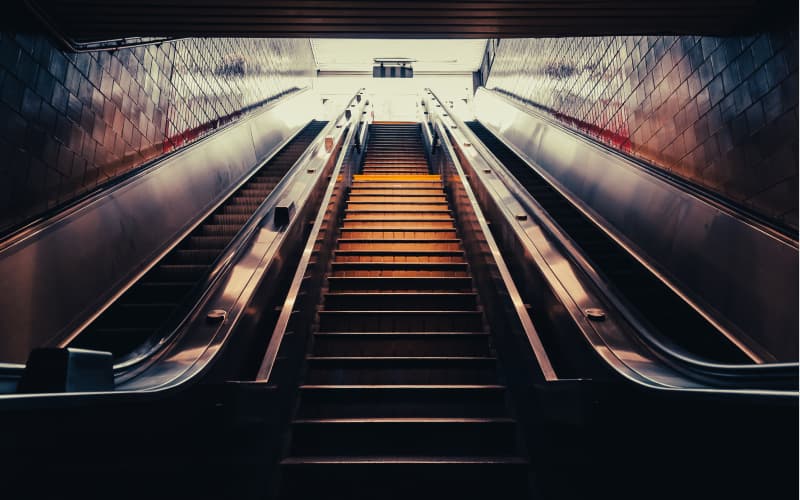 acceso al metro de nueva york de estados unidos