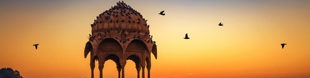 lago gadi sagar en india