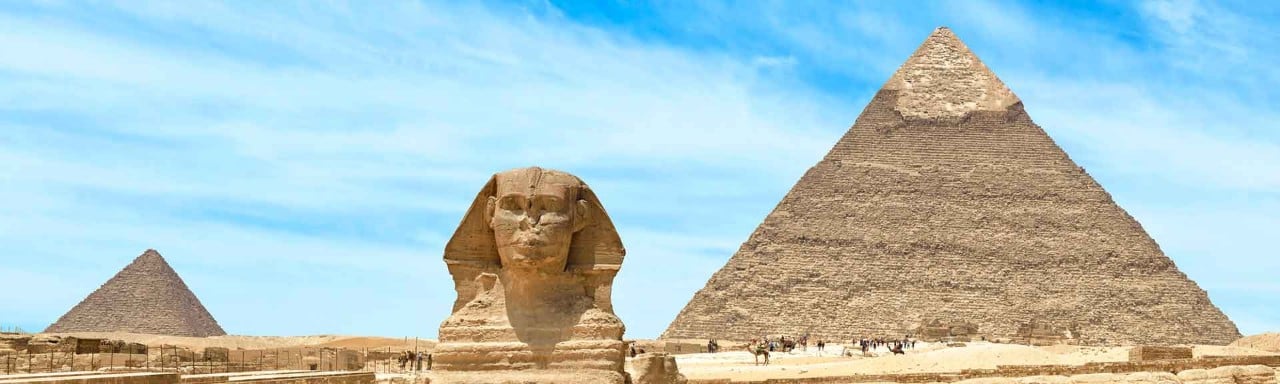 Las pirámides de Guiza, Egipto