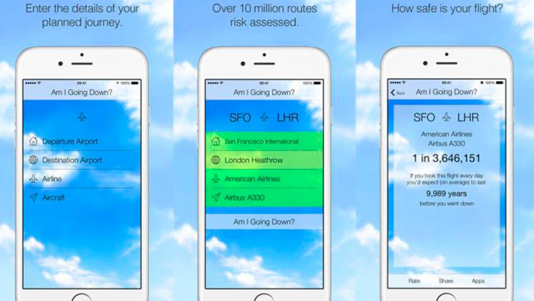 Apps que te ayudarán a superar tu miedo a montar un avión