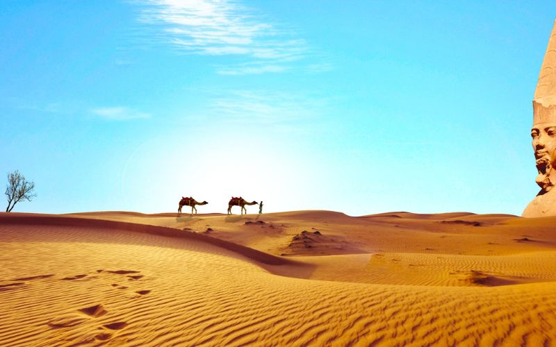 Desierto en Egipto