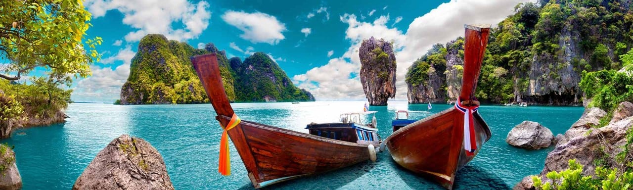 Barcos tradiconales de Tailandia