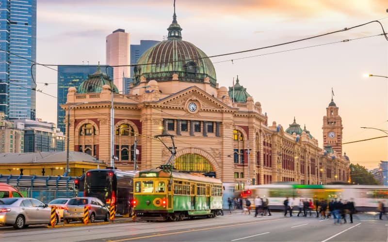 estacion de tren en australia