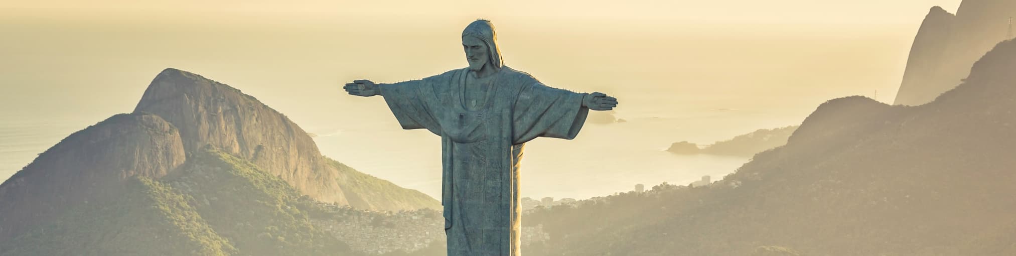 Cristo redentor de río de janeiro en Brasil