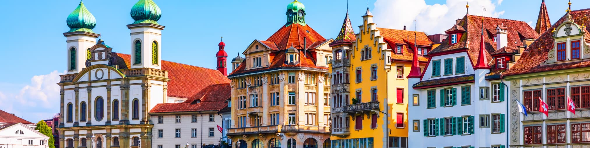 casco antiguo de lucerna en suiza